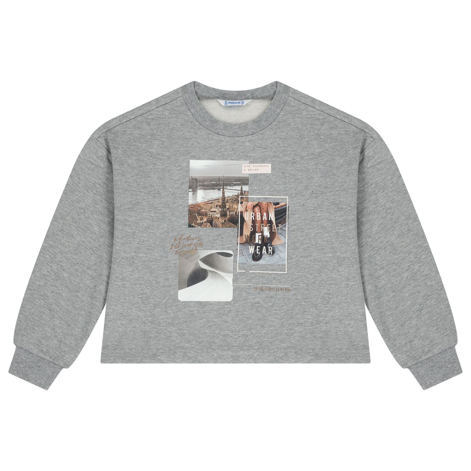 Girls Grey & Black Leggings set, 1, hi-res