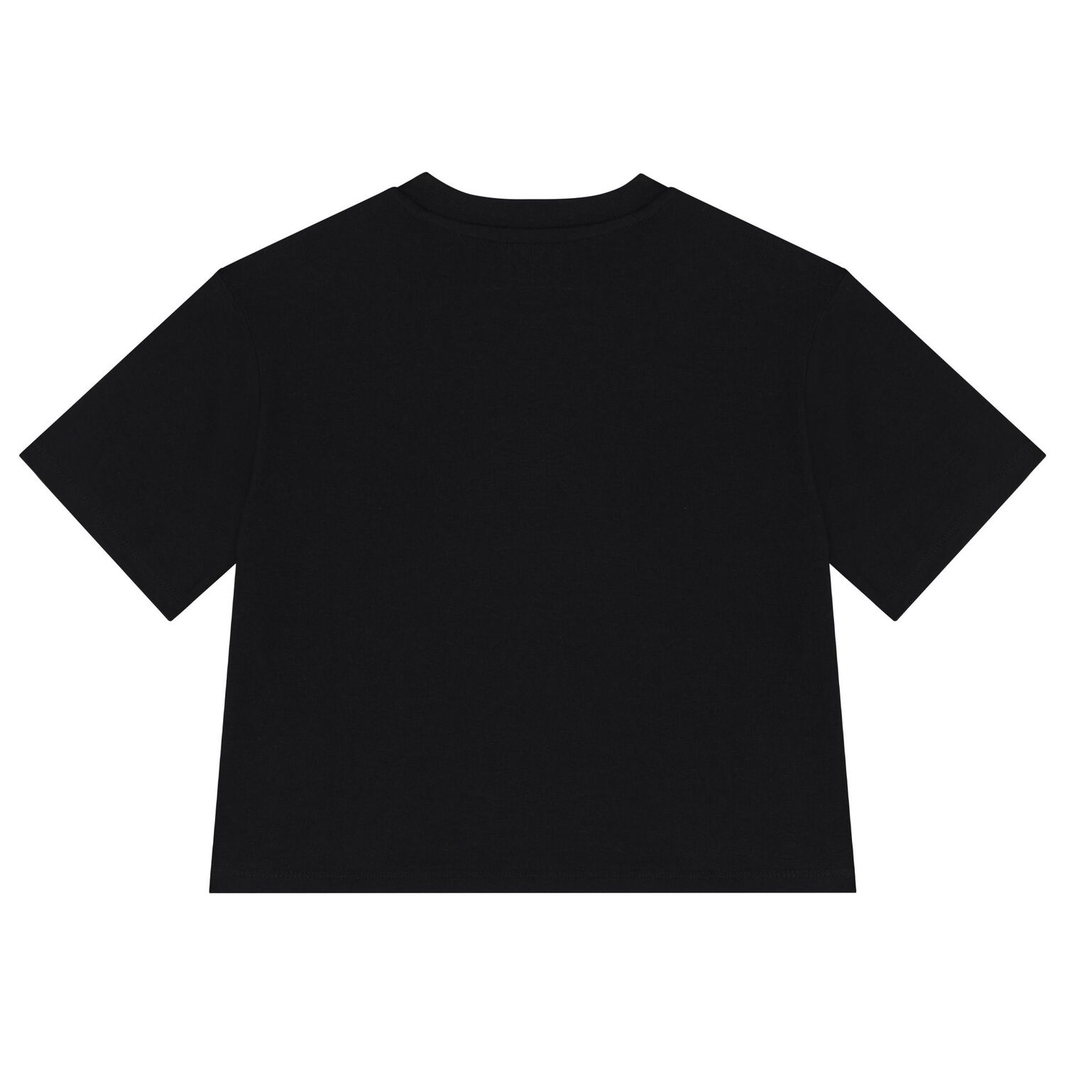 تي شيرت بنات بالشعار باللون الأسود بطبعة الديناميت, 3, hi-res