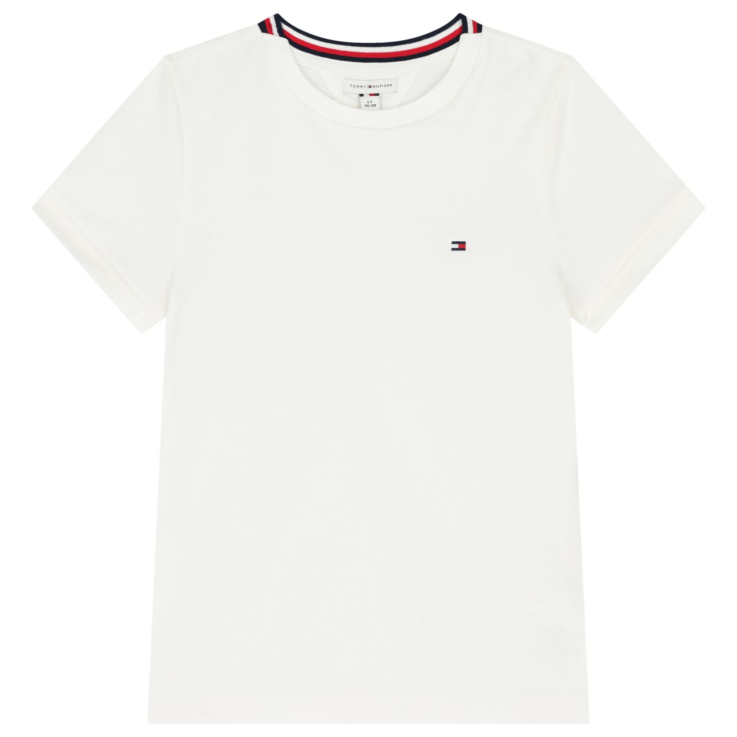 Boys White Logo T-Shirt, 3, hi-res