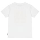 Girls White & Pink Logo T-Shirt, 1, hi-res