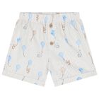 Baby Boys Blue Kite Shorts Set, 1, hi-res
