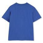 Boys Blue Logo T-Shirt, 4, hi-res