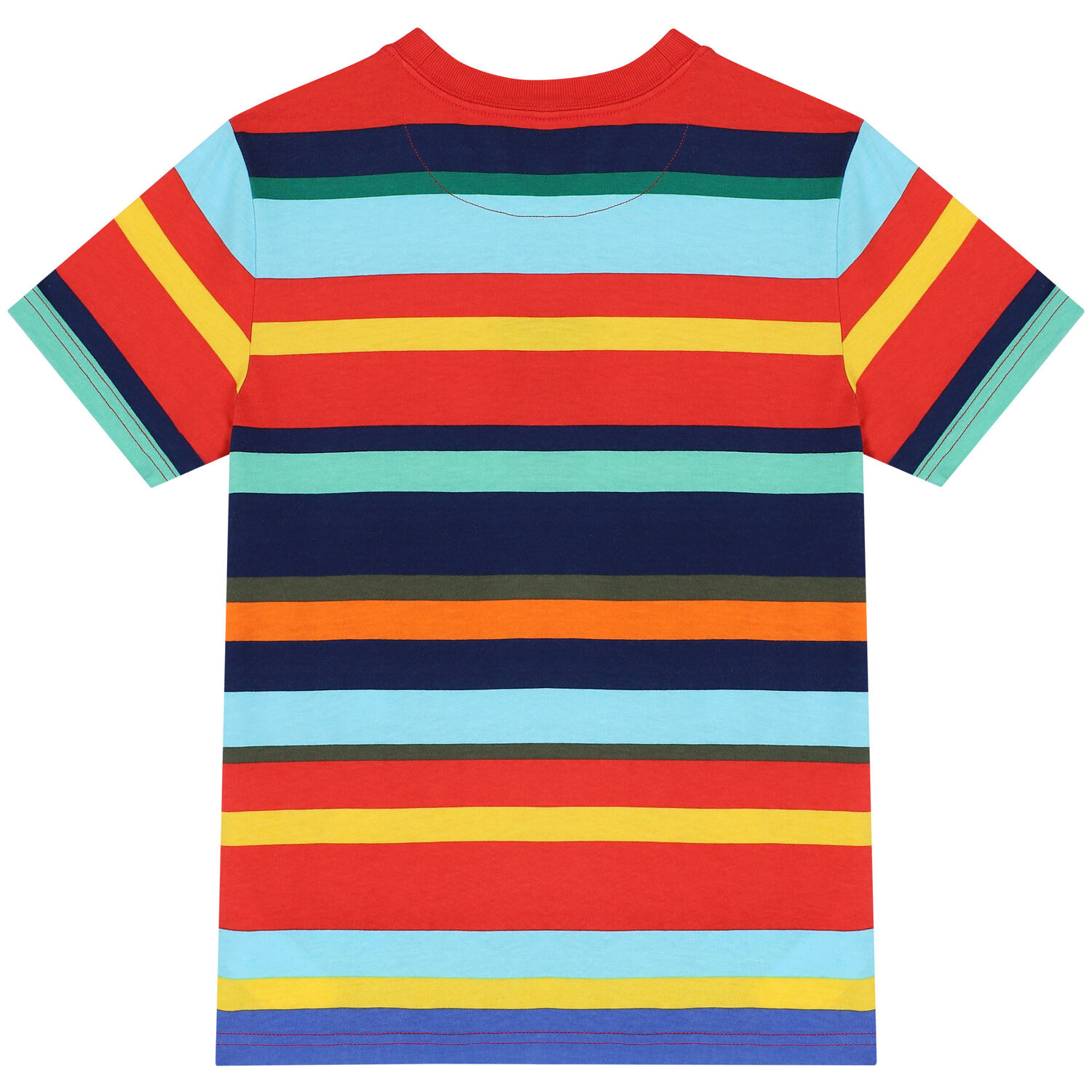 Boys Multi-Colored Striped Polo Bear T-Shirt, 1, hi-res image number null
