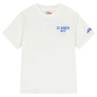 Boys White Logo T-Shirt, 1, hi-res