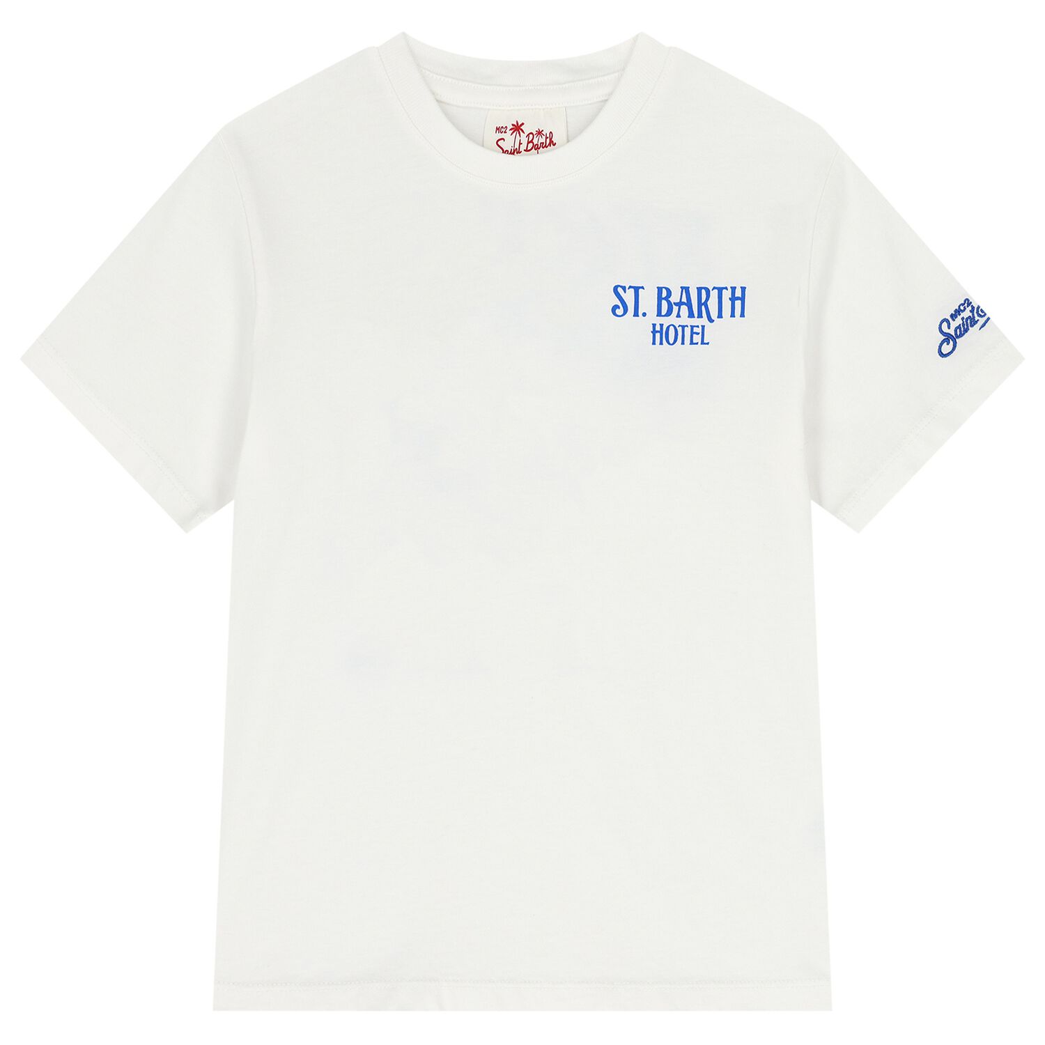 Boys White Logo T-Shirt, 1, hi-res