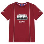 Boys Burgundy Logo T-Shirt, 2, hi-res