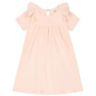 Girls Pink Logo Dress, 1, hi-res