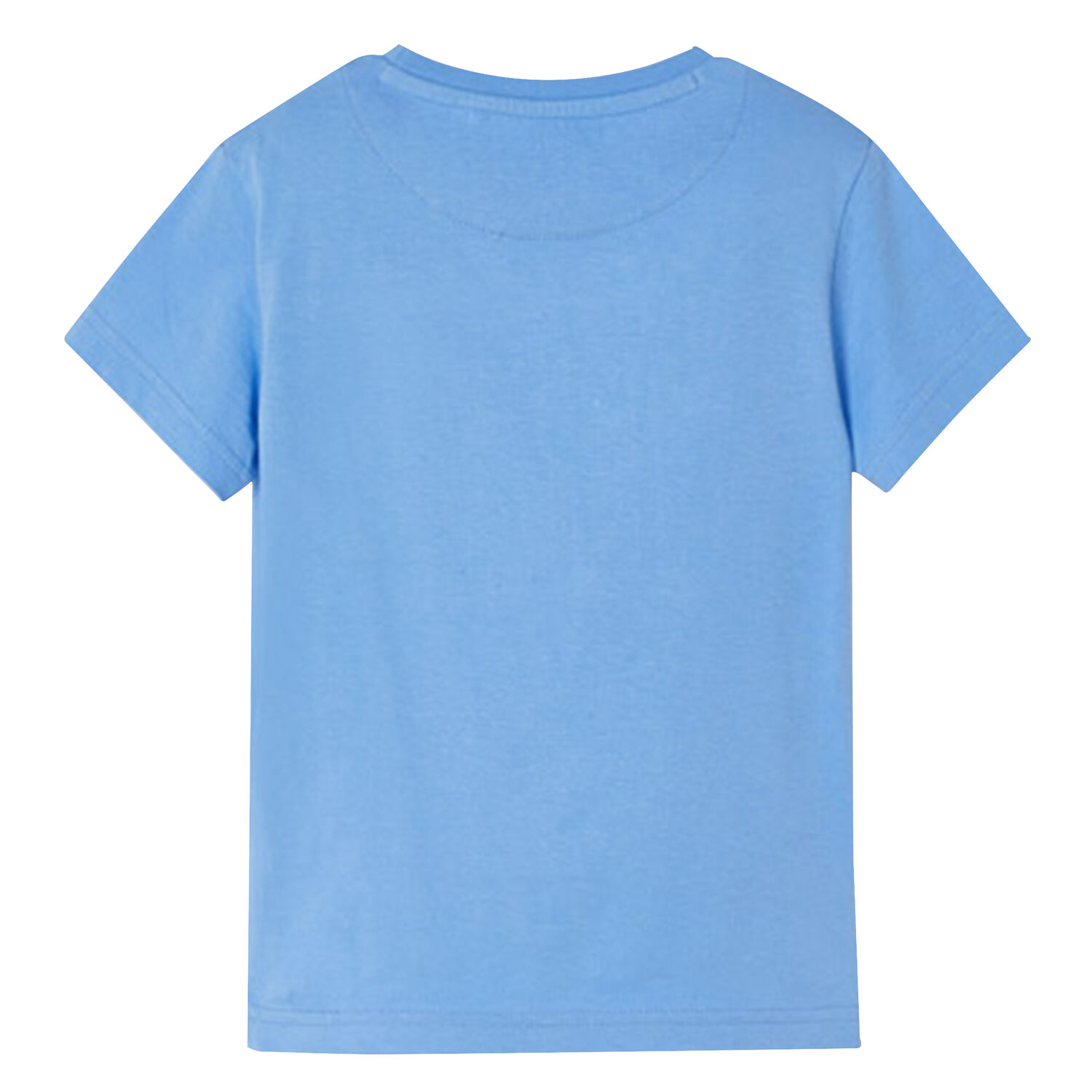 تيشيرت بالشعار باللون الأزرق للأولاد , 1, hi-res