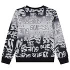 Boys Black & Grey Logo Sweatshirt, 3, hi-res