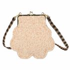 Girls Beige Logo Handbag, 1, hi-res