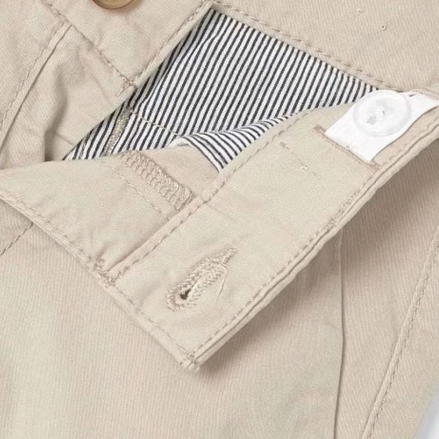 Boys Beige Chino Shorts, 2, hi-res