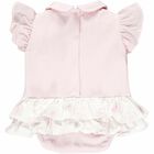 Baby Girls Pink Embellished Bodysuit, 1, hi-res