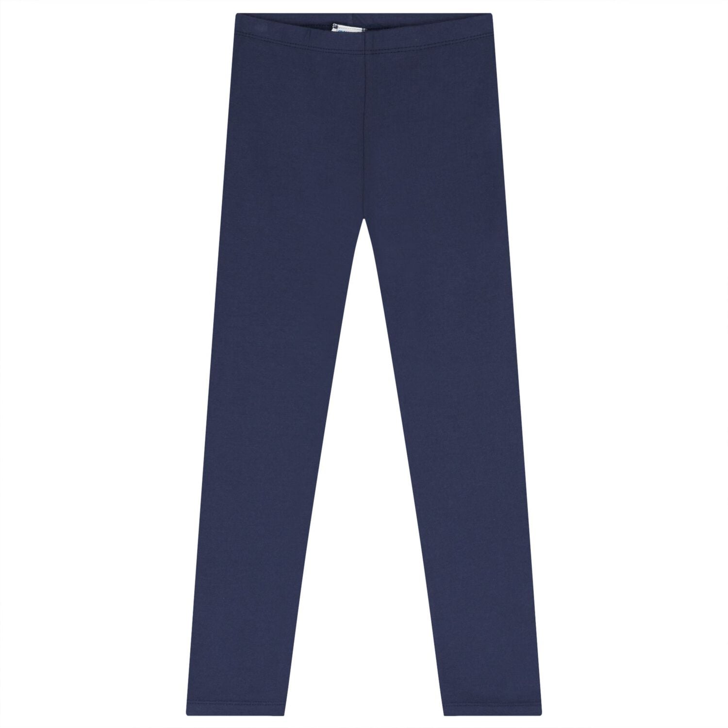 Girls White, Pink & Navy Blue Leggings Set, 2, hi-res