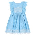 فستان دانتيل باللون الأزرق, 2, hi-res