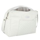 Ivory Quilted Baby Changing Bag, 4, hi-res