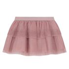 Younger Girls Pink & Ivory Skirt Set, 1, hi-res