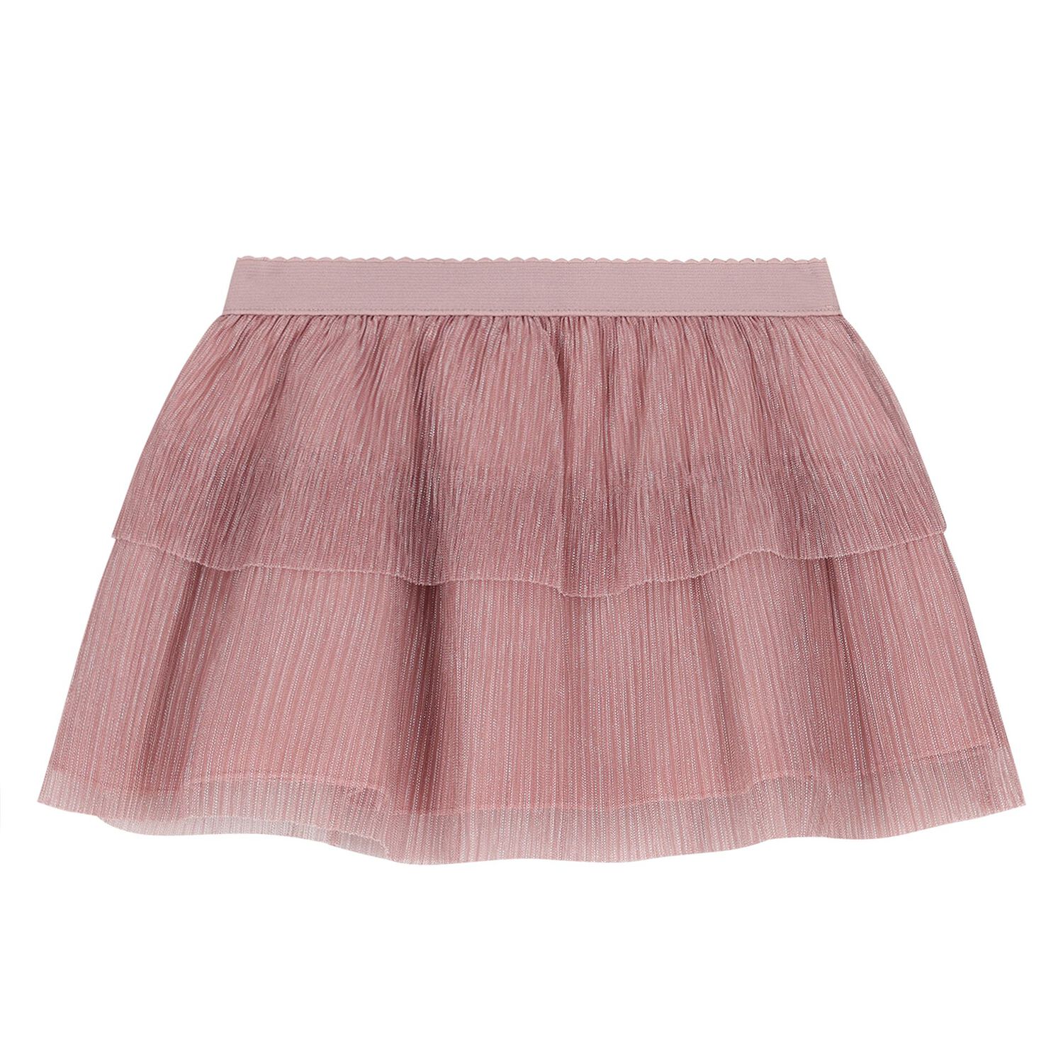 Younger Girls Pink & Ivory Skirt Set, 1, hi-res