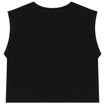 Girls Black Logo T-Shirt