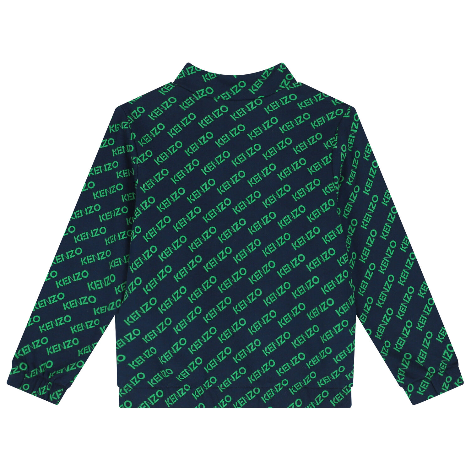 توب بالشعار بسحاب باللون الكحلي للأولاد, 1, hi-res