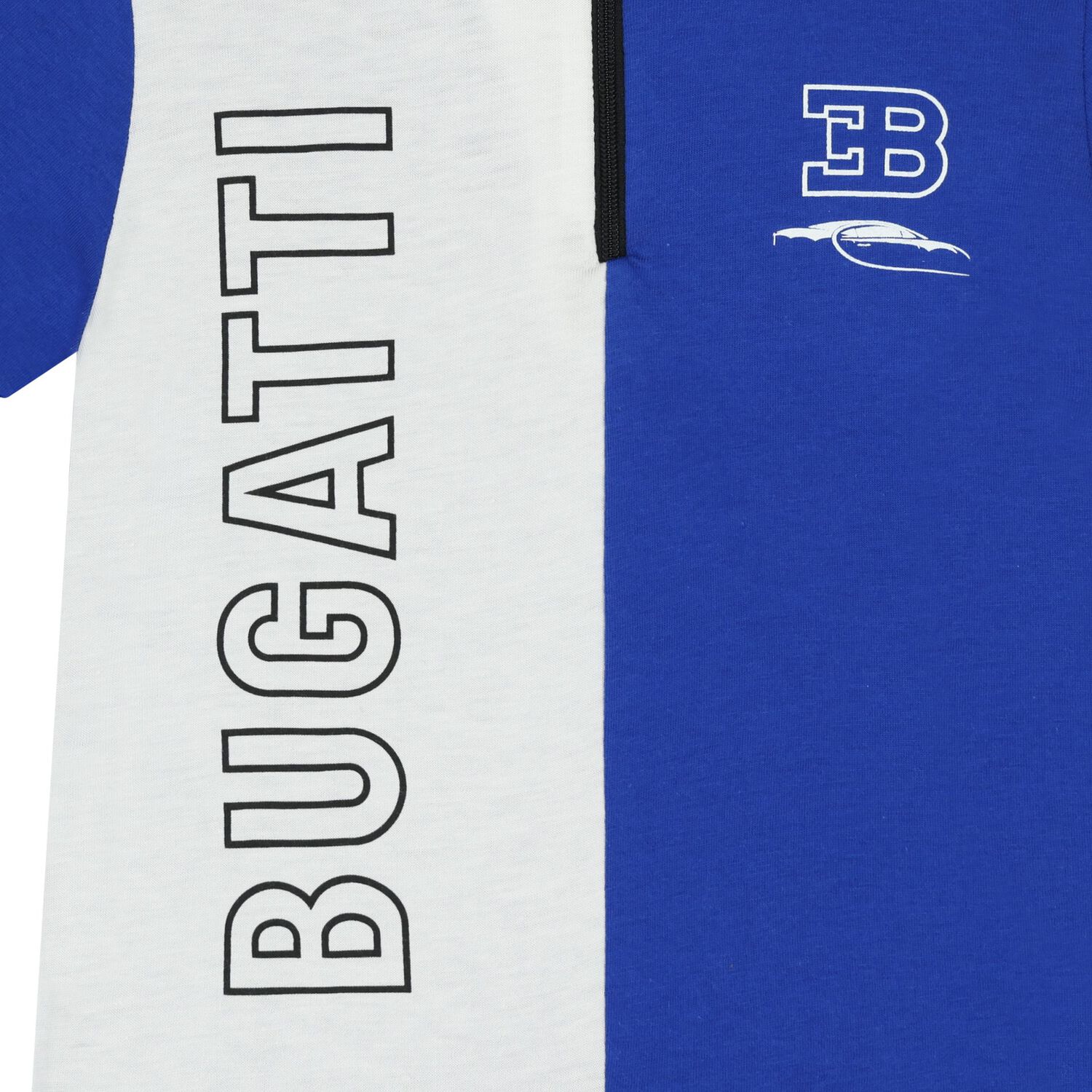 Younger Boys White & Blue Logo Polo Shirt, 2, hi-res