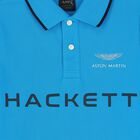 Boys Blue Logo Polo Shirt, 1, hi-res