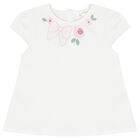 طقم شورت بنات باللون الابيض والوردى (2 قطعه), 1, hi-res