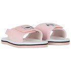 Girls Pink & White Ikonik Choupette Sandals, 2, hi-res