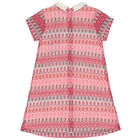 فستان دانتيل كروشيه باللون الوردي, 1, hi-res