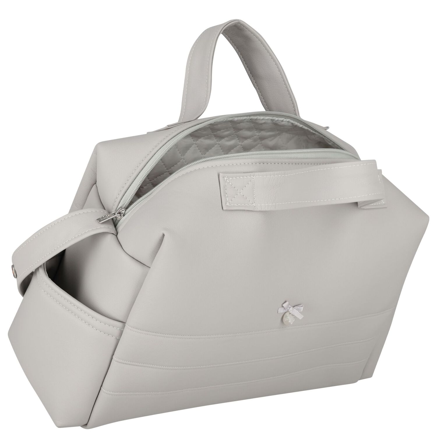Grey Baby Changing Bag ( 38cm ), 2, hi-res