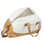 White & Beige Geo Map Baby Changing Bag, 1, hi-res