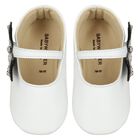 Baby Girls White Butterfly Shoes, 2, hi-res