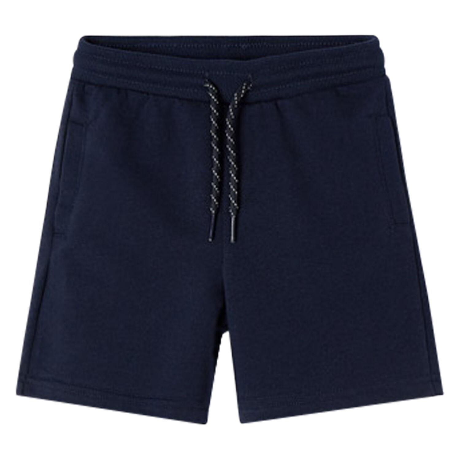 Boys Navy Cotton Shorts, 5, hi-res