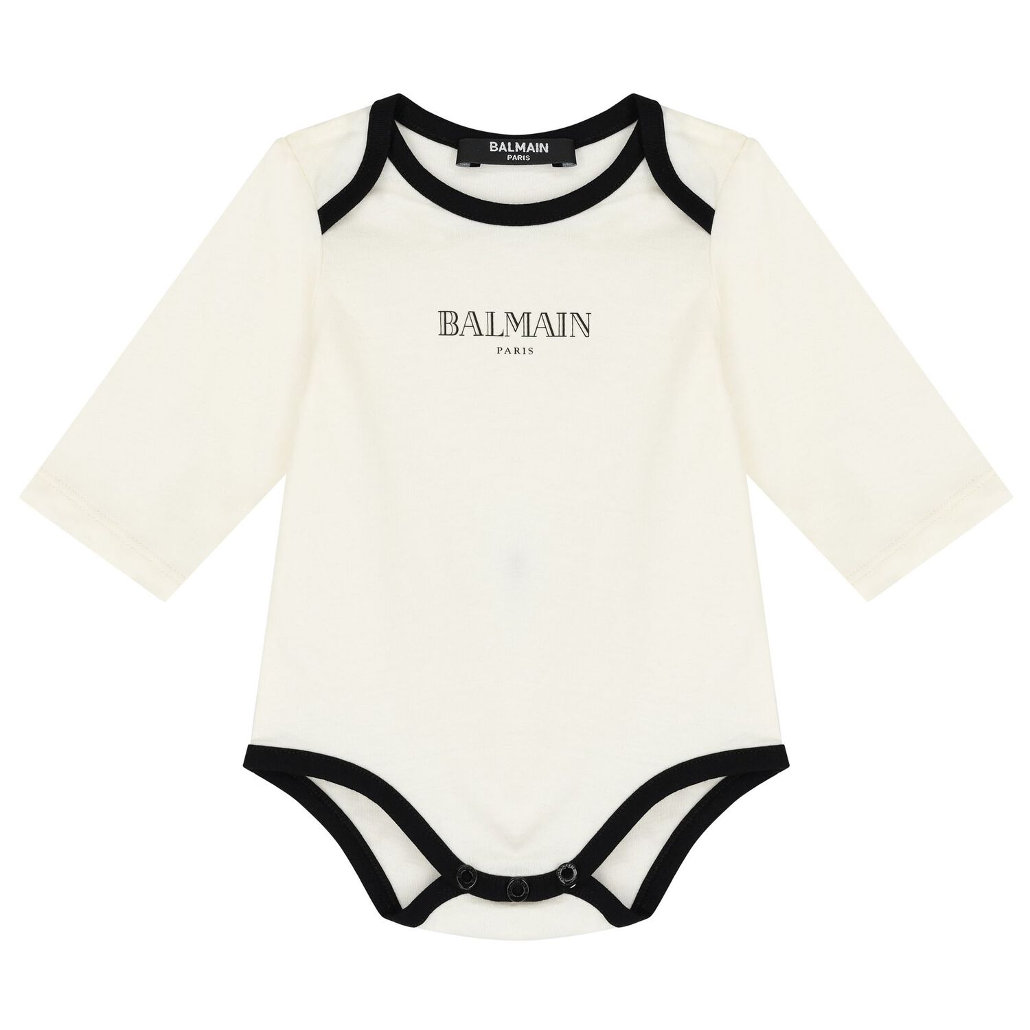 Ivory & Black Logo Babygrow Gift Set, 1, hi-res