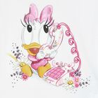 Younger Girls White Daisy Duck T-Shirt, 1, hi-res