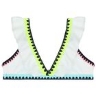 مايوة بكينى بنات مطرز باللون الأبيض, 1, hi-res