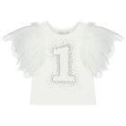 Girls White 1st Birthday T-Shirt, 15, hi-res