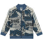 بدلة رياضية بالشعار باللون الأزرق, 1, hi-res