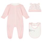 Baby Girls Pink Babygrow Gift Set, 1, hi-res