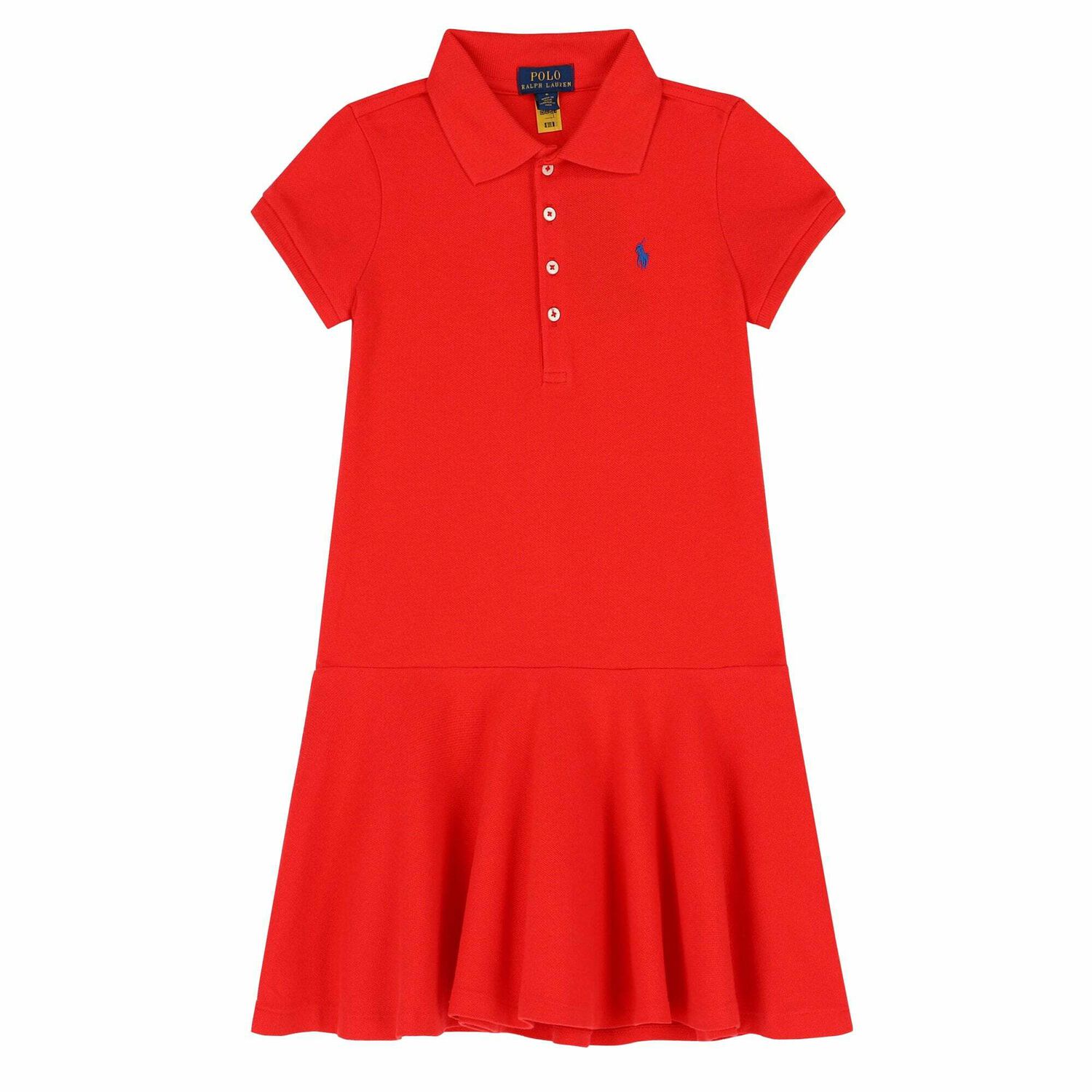 Red Logo Polo Dress, 3, hi-res image number null