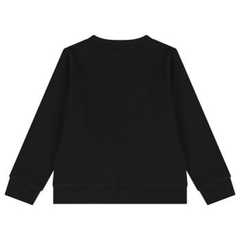 Boys Black Logo Sweatshirt