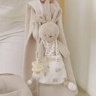 Ivory & Beige Squirrel Baby Doudou Comforter, 1, hi-res
