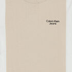 Boys Beige & White Logo T-Shirt, 1, hi-res