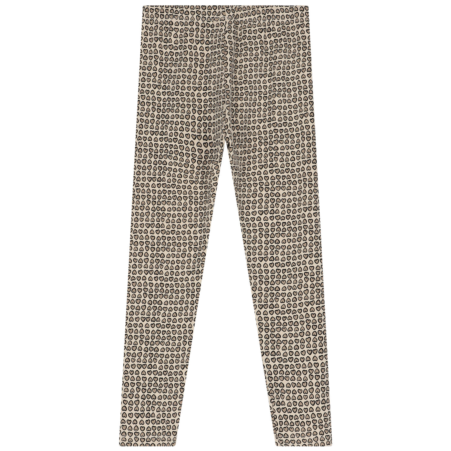 Girls Black & Beige Leggings Set, 1, hi-res image number null