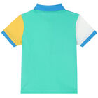Younger Boys Multi-Colored Logo Polo Shirt, 1, hi-res