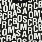 تيشيرت بنات بالشعار باللون الأسود والأبيض, 1, hi-res