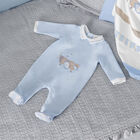 Boys Blue Babygrow, 1, hi-res
