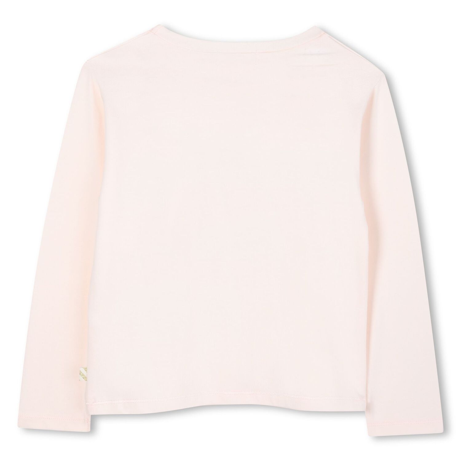 توب بأكمام طويلة  مزينة باللون العاجي للفتيات, 1, hi-res