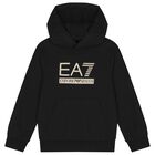 Boys Black Logo Tracksuit , 2, hi-res