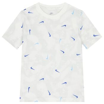 Boys White Logo T-Shirt