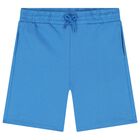 Boys White & Blue Shorts Set, 2, hi-res